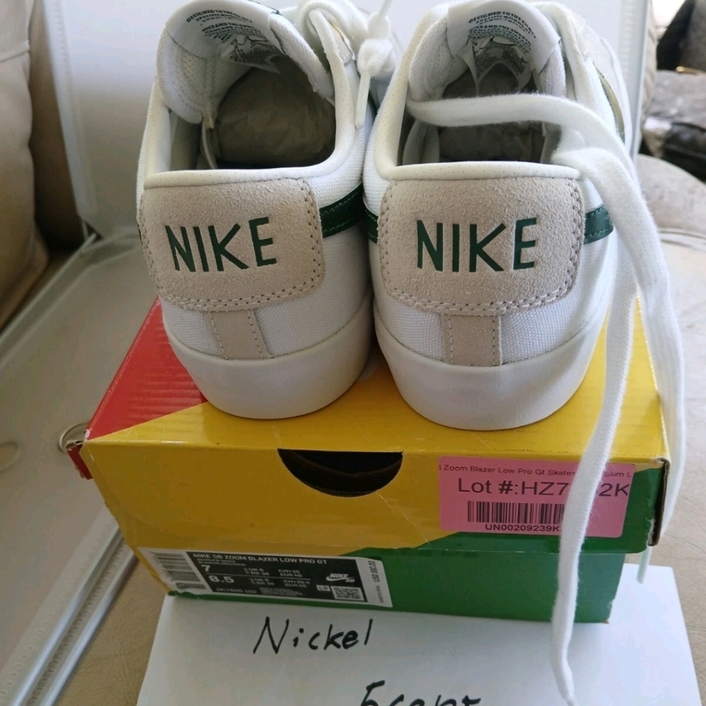 Size 7 - Nike Zoom Blazer Pro GT SB Low White Gum - Picture 3 of 6